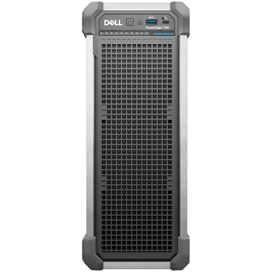 DELL EMC PowerEdge T160,3x3.5"+2x2.5",Intel Xeon 6 Performance 6315P(2.8G, 4C/4T,12MB,Turbo, 55W),16GB UDIMM 5600MT/s ECC, 2TB HDD SATA 7.2K 3.5",No RAID,No Controller,iDRAC9 Enterprise, 300W PS Cable - slika 2