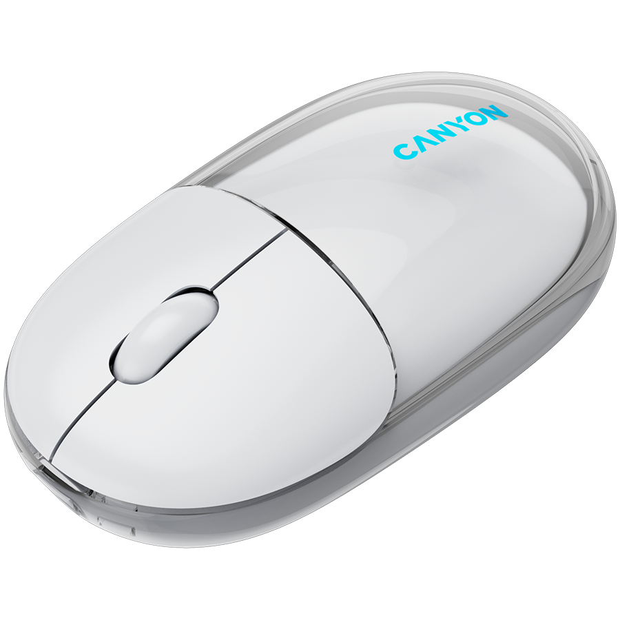 CANYON mouse OnClick 24 BT/ Wireless Transparent/White - slika 5