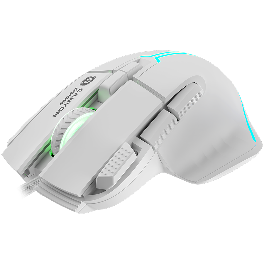 CANYON mouse Fortnax GM-636 RGB 9buttons Wired White - slika 3
