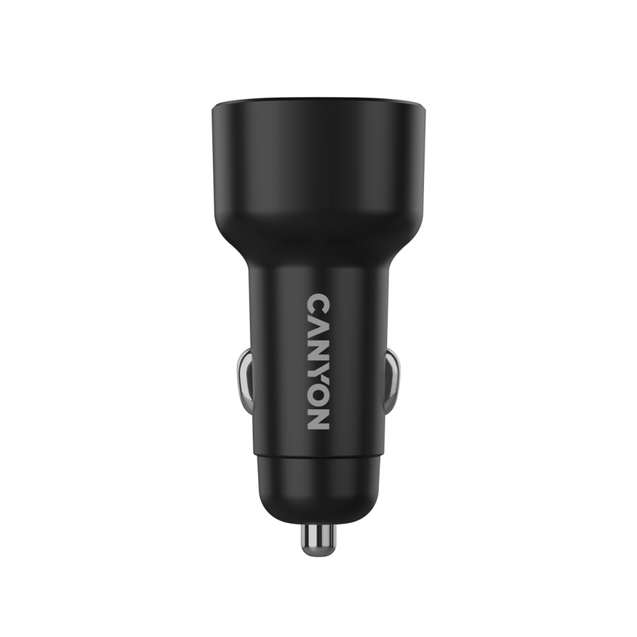 CANYON car charger OnDrive 48 PD 48W USB-A+USB-C Black - slika 5