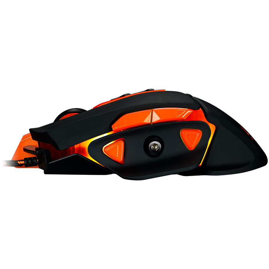 CANYON Optical gaming mouse, adjustable DPI setting 800/1000/1200/1600/2400/3200/4800/6400, LED backlight, moveable weight slot and retractable top cover for comfortable usage - slika 3