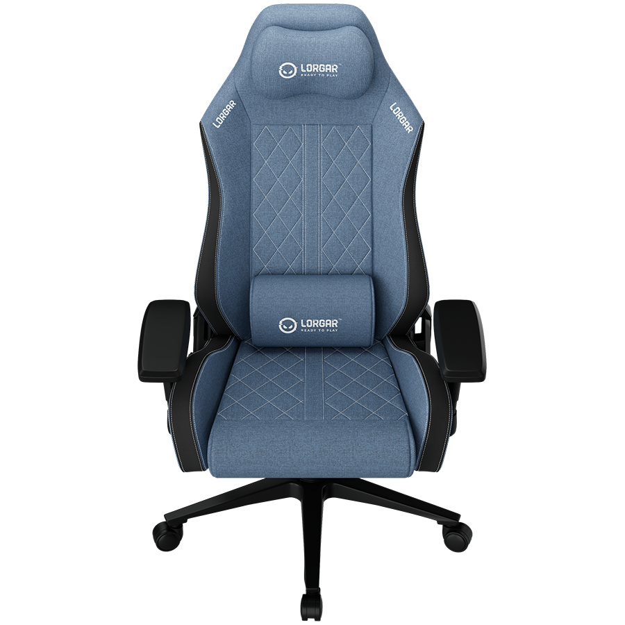 LORGAR CHA41, Ergonomic Gaming Chair Advanced, premium anti-stain fabric, Blue - slika 2