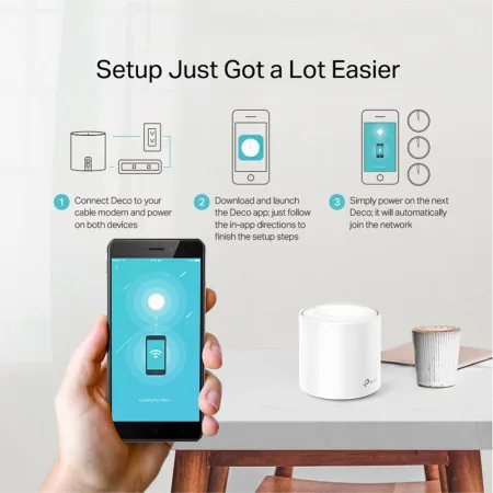 TP-Link Deco X20 (2-PACK) AX1800 Whole Home Mesh Wi-Fi 6 System - slika 4