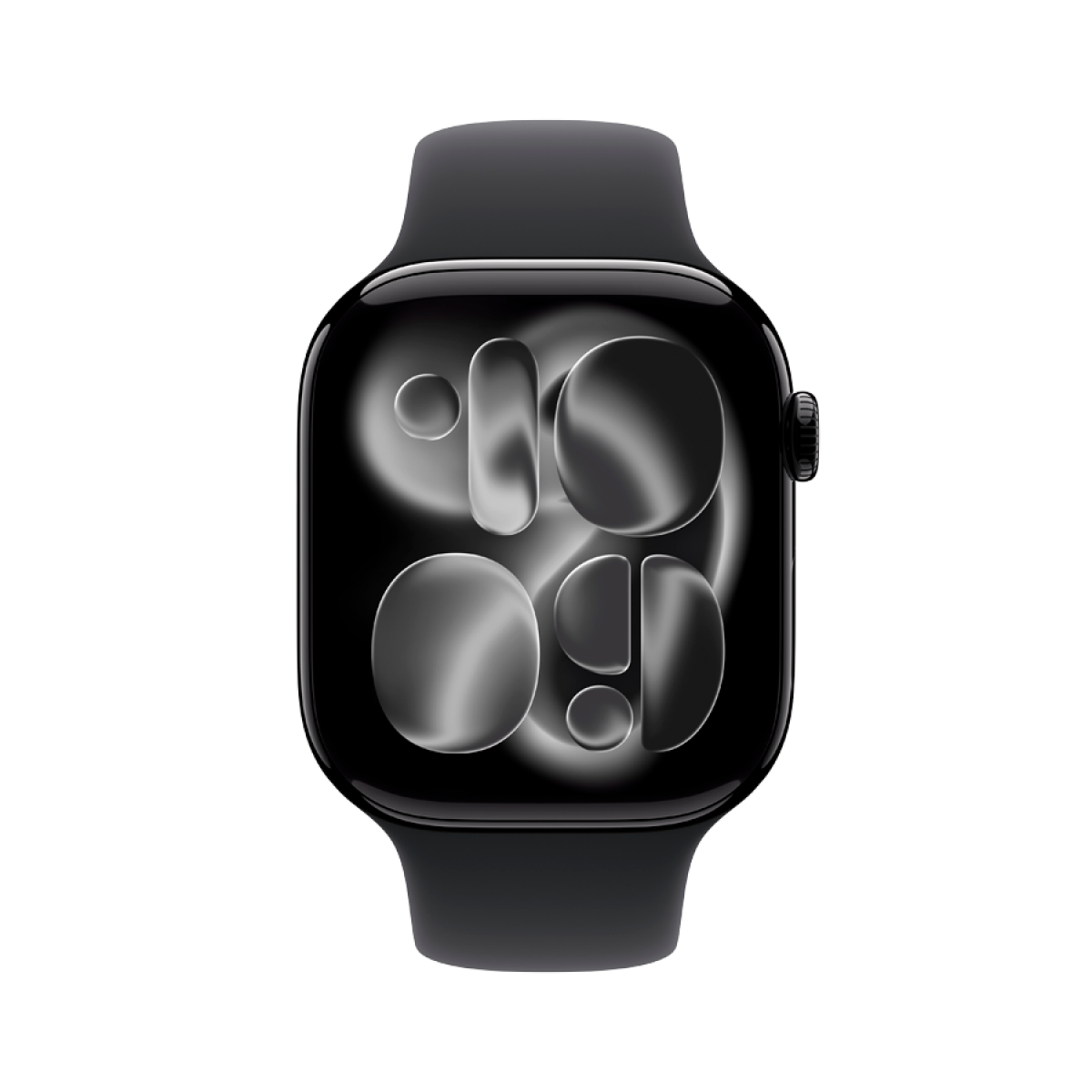 Apple Watch Series 11 GPS 46mm Jet Black Aluminium Case with Black Sport Band - M/L,Model A3333 - slika 6
