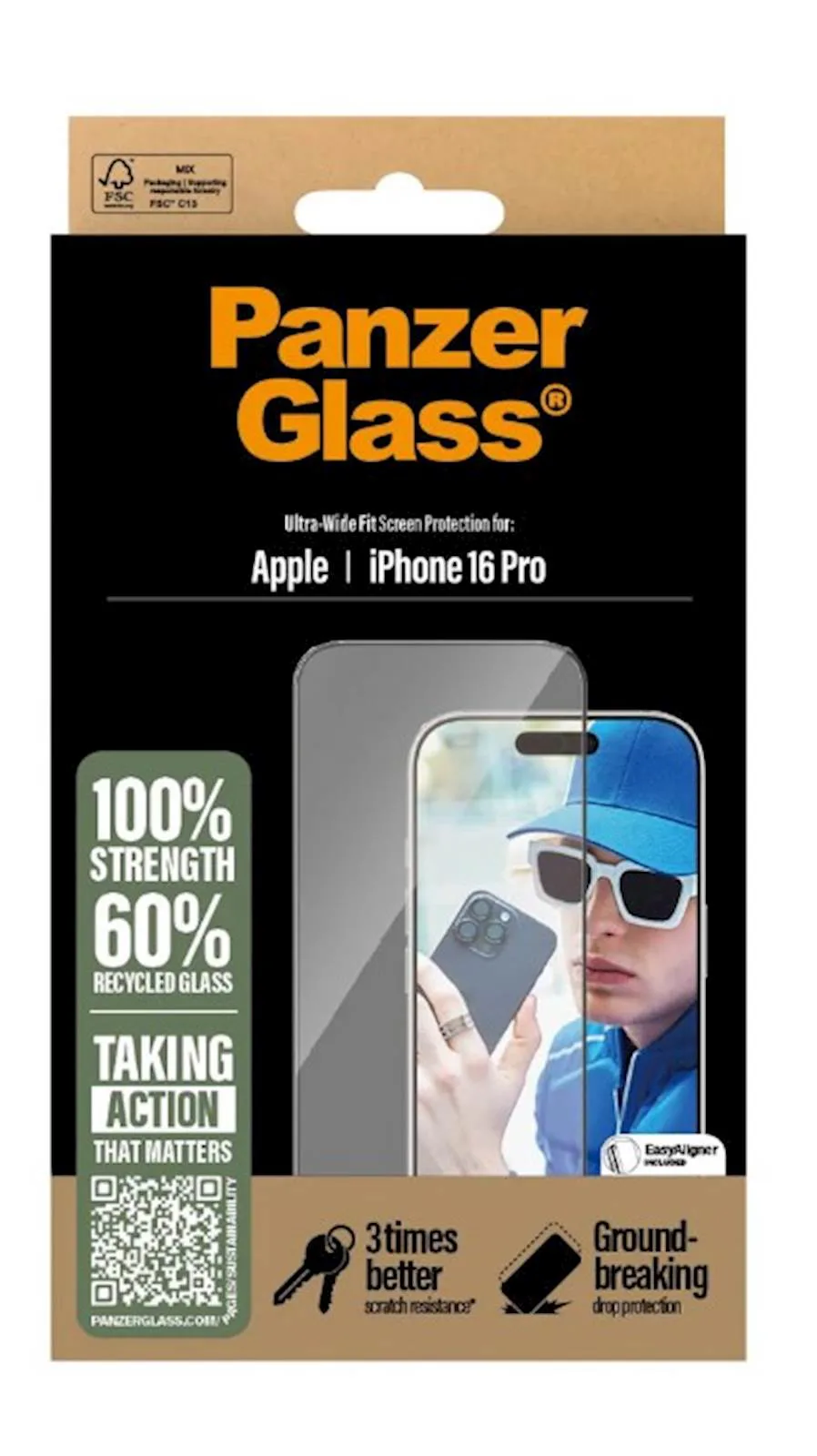 Zaštitno staklo PG iPhone 16 Pro - slika 2