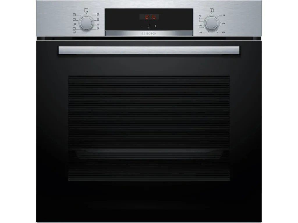 BOSCH pećnica Serie 4| INOX, A, EcoClean, 71L,Teleskopska vodilica, 7 programa,old:HBA513BS1