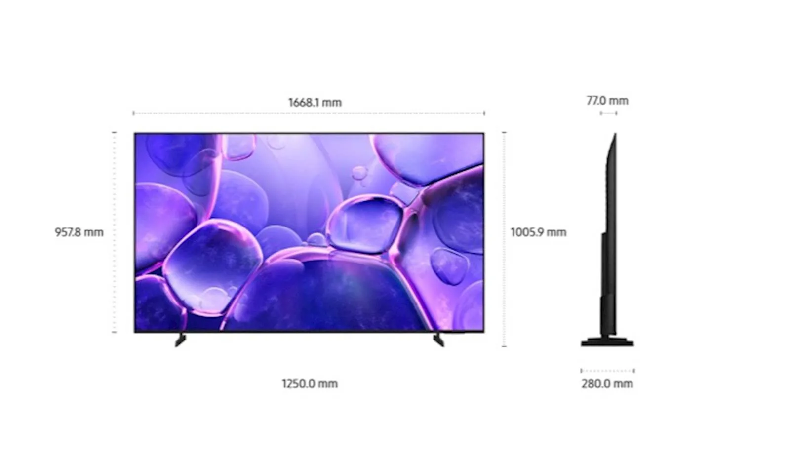 TV SAMSUNG Crystal UHD 4K  75" U8072F - slika 4