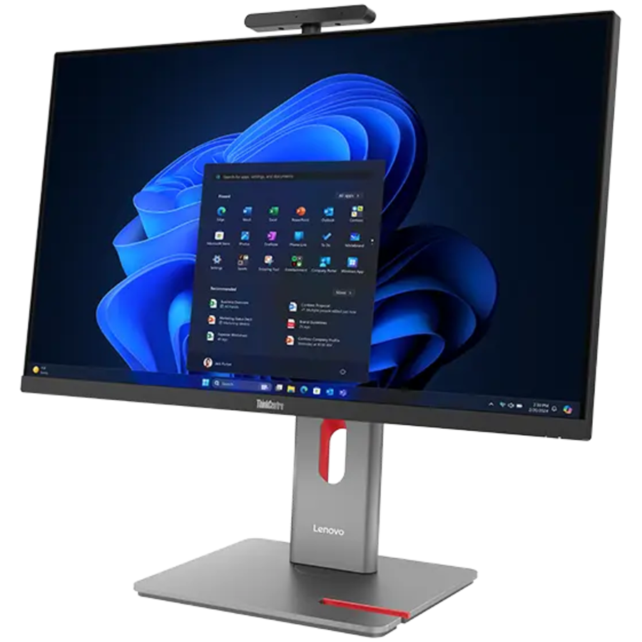 Lenovo ThinkCentre M90a Pro Gen6, 27" QHD (2560 x 1440), IPS, Anti-Glare, 400 nits, Intel Core Ultra 5 225, 32 GB DDR5-5600MT/s, 512 GB SSD M.2, 5MP Cam, 2 x 3W, 5x USB 3.2, 2x USB C 3.2, 1x USB C THB - slika 3