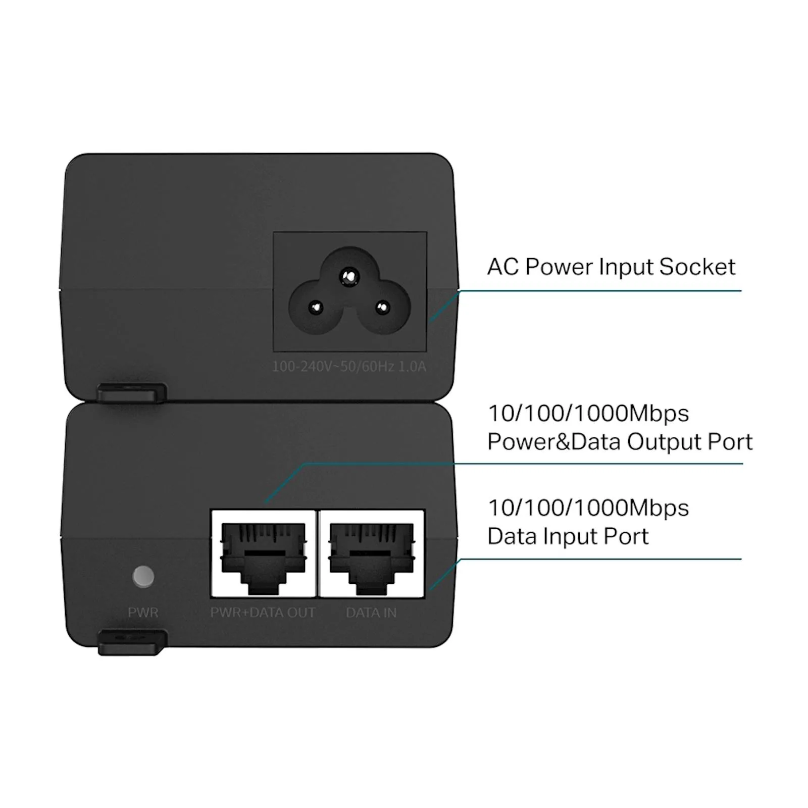 PoE+ Injector Omada TP-Link POE160S - slika 2