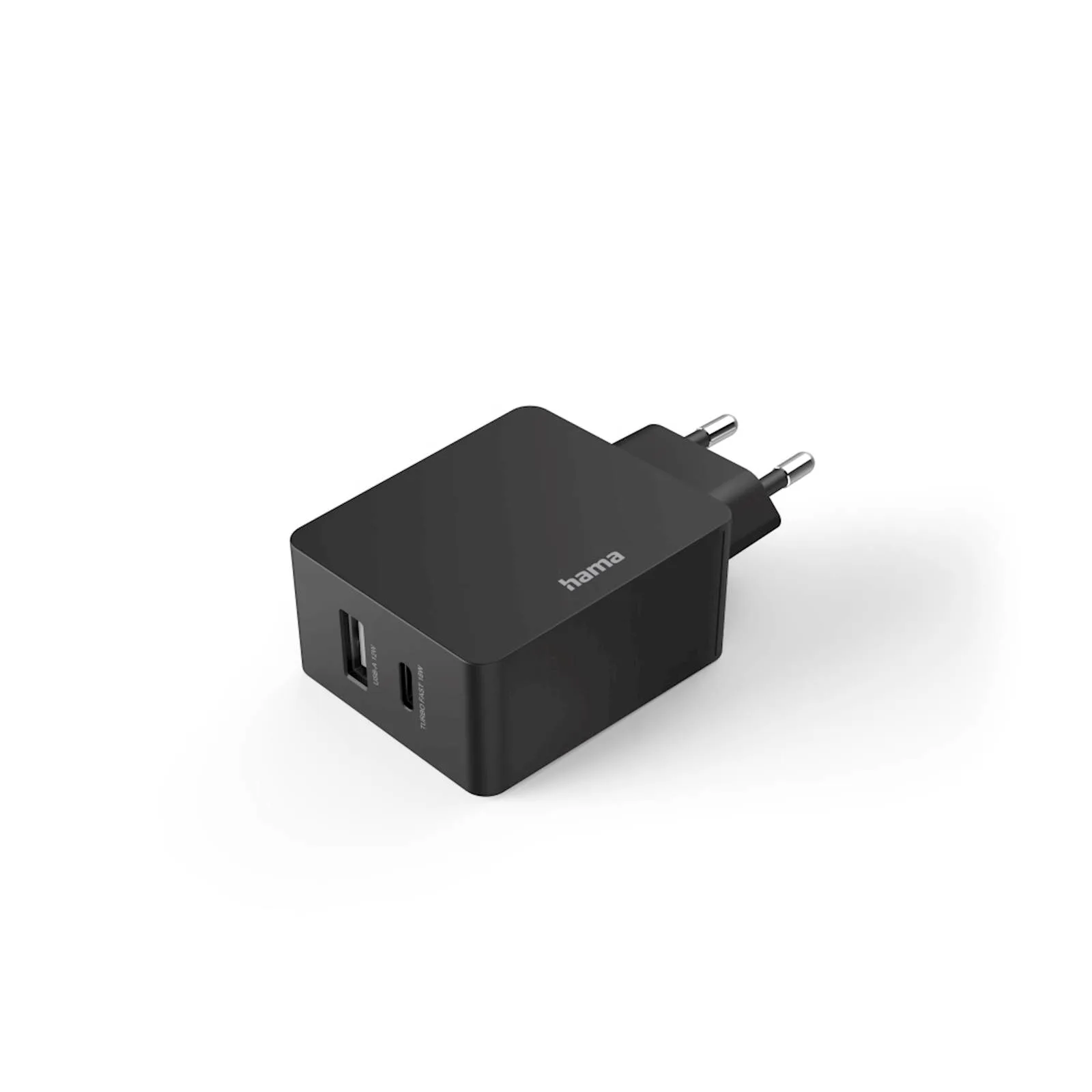 Punjač HAMA USB-C + USB-A, baza, 30W, crni QC - slika 2
