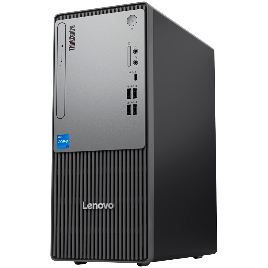 Lenovo ThinkCentre NEO 50t, Intel Core i7-14700, 16GB DDR5-5600, 512GB SSD PCIe, DVD+RW, 3-in-1, 4xUSB 3.2, 1x USB 3.2 Type C, 4x USB 2.0, 1x VGA, 1x DP, 1xHDMI, 1x RJ45 GbE, CIS, Speaker, USB KB/Mous - slika 3
