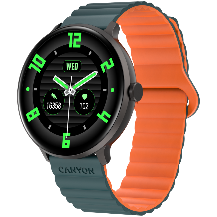 CANYON smart watch Jacky SW-69 Green Orange - slika 2