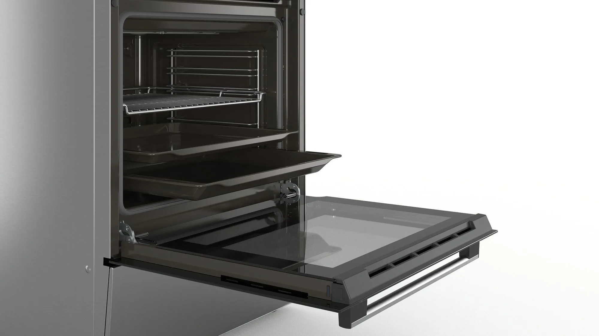 BOSCH električni štednjak Serie 2|, A, 66L,ravna ploča INOX, 7 programa, 3D HotAir, - slika 3
