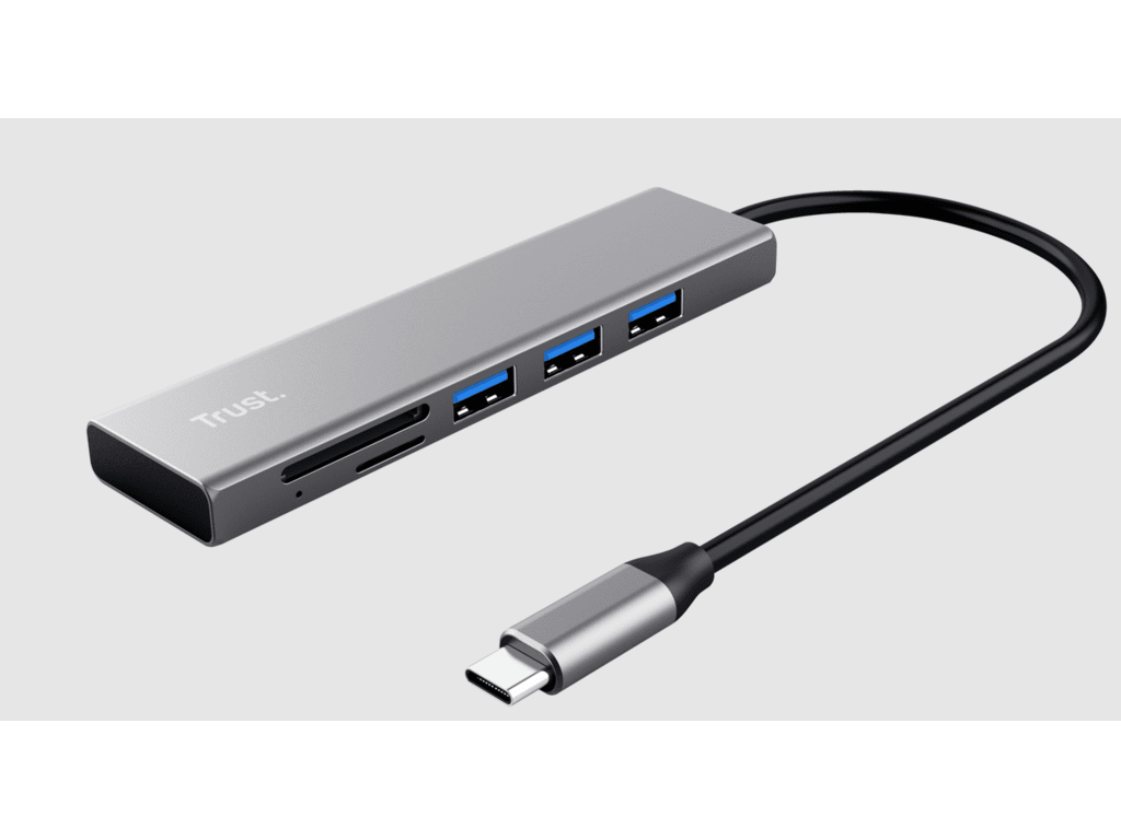 Trust Halyx Hub+čitač kartica USB-C Hub,3 USB porta, čitač kartica SD (micro SD) - slika 2