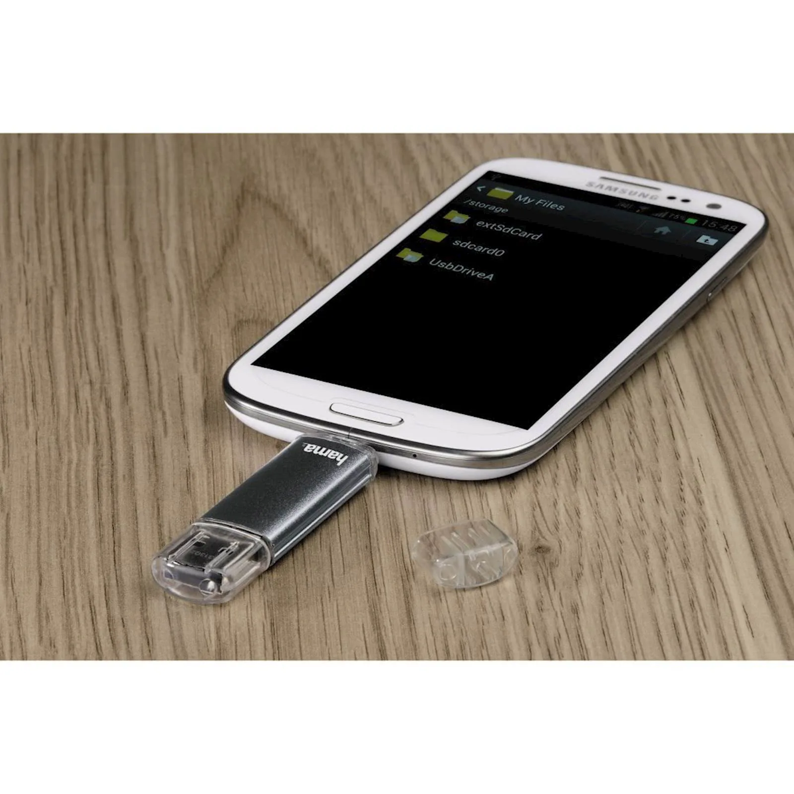 HAMA LAETA TWIN USB 2.0 16GB, 10MB/s, sivi - slika 3