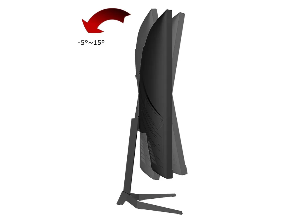 LC-Power Gaming Monitor 23,6"Curved, VA Panel, FHD, 165Hz,1920x1080, 2xHDMI, 2x DP, Audio out - slika 3