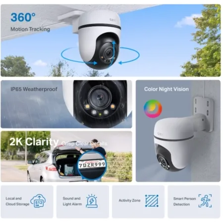 TP-Link Outdoor Pan/Tilt Wi-Fi Camera Tapo C510W - slika 6
