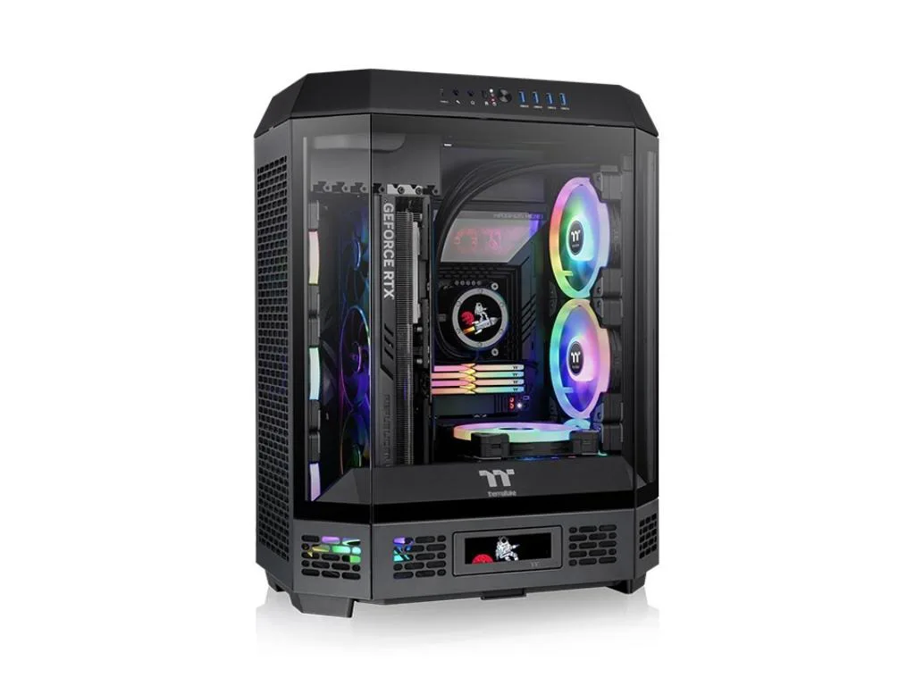 Thermaltake The Tower 600Mid Tower, tempered glass2x140mm PWM fans, VGA: 400mm - slika 2
