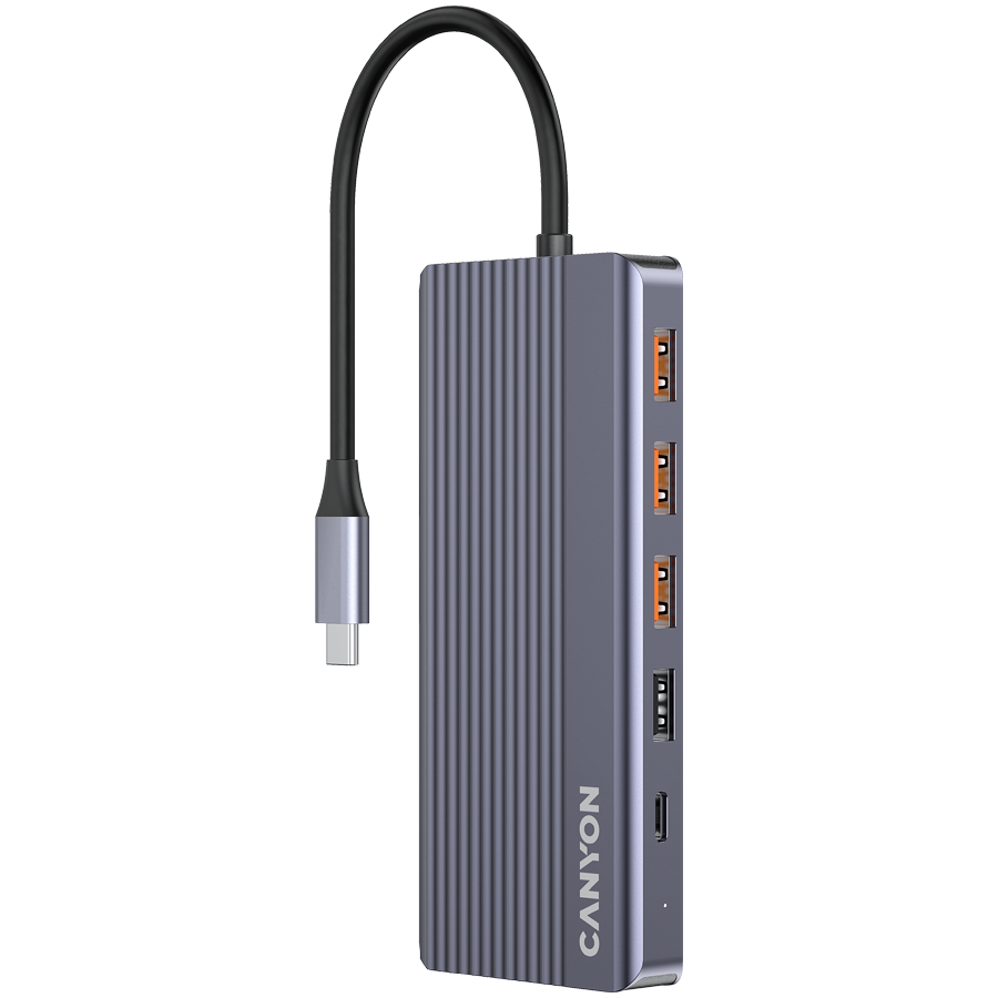 CANYON hub DS-16 13in1 4k USB-C Grey