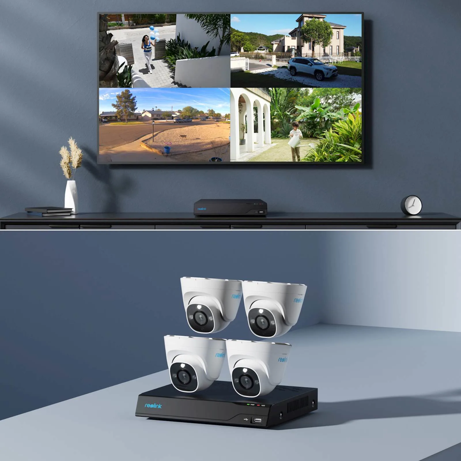 NVR snimač Reolink NVS8-12MD4 4k, 12MP, 8 kanalni NVR, 2TB HDD, 4x POE kamera - slika 2