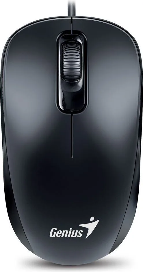 Genius miš DX-110 USB crni 1.000 DPI, USB veza,3 tipke, 1.5 m kabal - slika 3