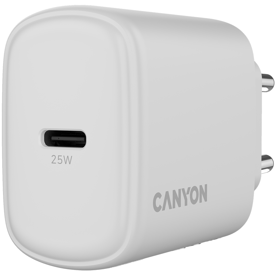 CANYON charger OnCharge 250 25W 1xPD EU White - slika 5