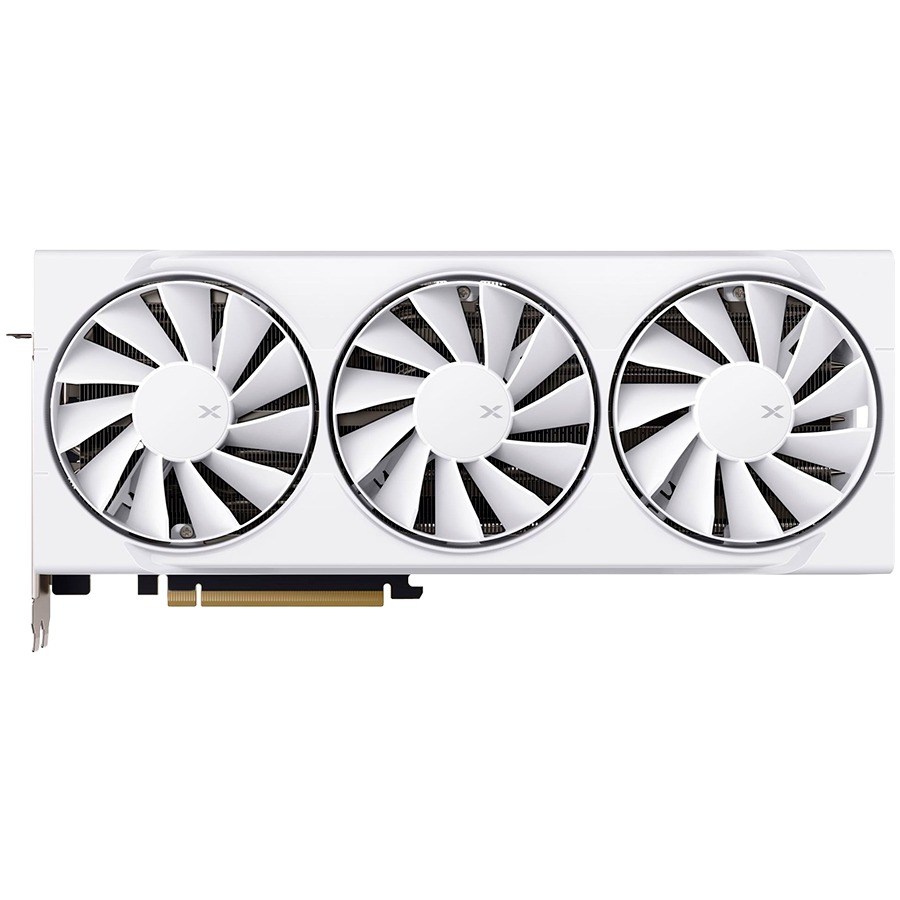 XFX Swift AMD Radeon RX 9070XT White Triple fan Gaming Edition with 16GB GDDR6 HDMI 3xDP, AMD RDNA 4 - slika 2