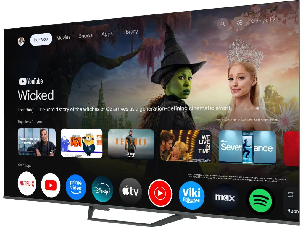 TESLA TV QLED Q75E655GUS UHD   QLED 2X12W Box Speaker        Powered by Google TV - slika 4