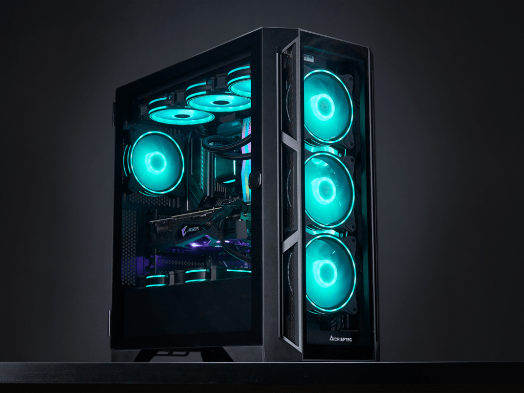 Chieftec Apex Case4x120mm A-RGB fans,control hubtempered glass, E-ATX - slika 2