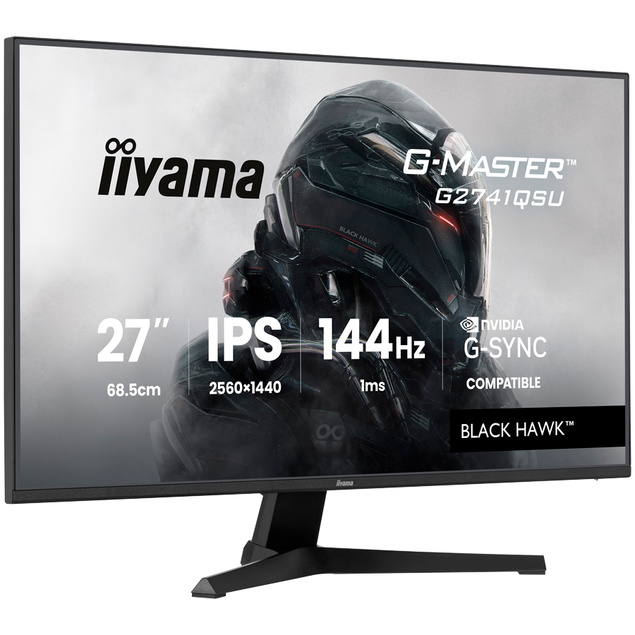 27 IPS Gaming, G-Master Black Hawk, G-SYNC Compatible, 2560x1440 144Hz, HDMI, DisplayPort, 1ms MPRT, Adaptive Sync, Speakers, USB 2x 2.0, Black Tuner - slika 2