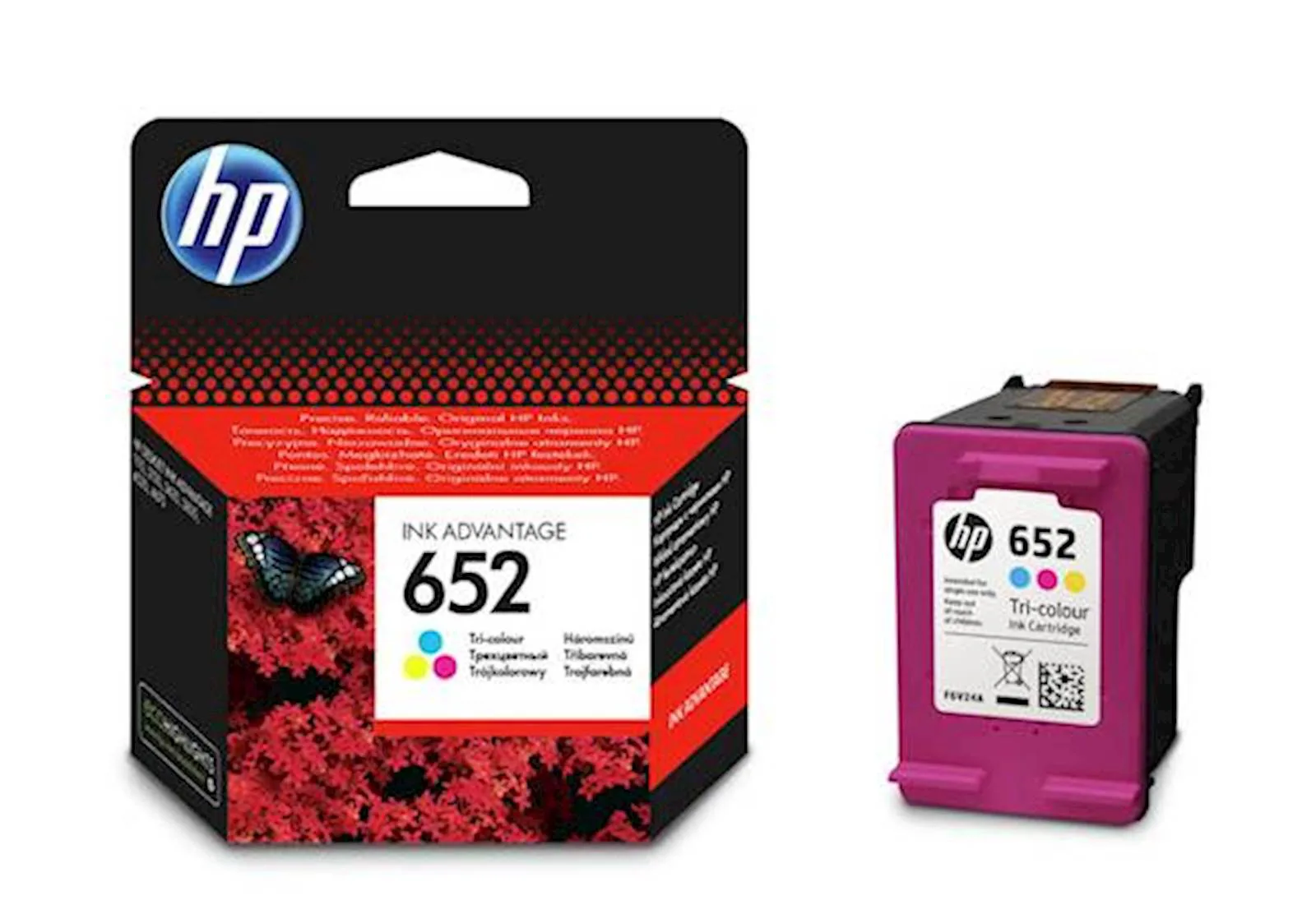 HP Tinta F6V24AE Color 652 - slika 2
