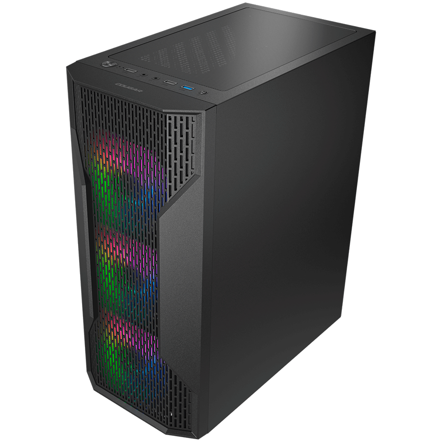 COUGAR MX110 RGB PC Case, Mid tower, Black - slika 3