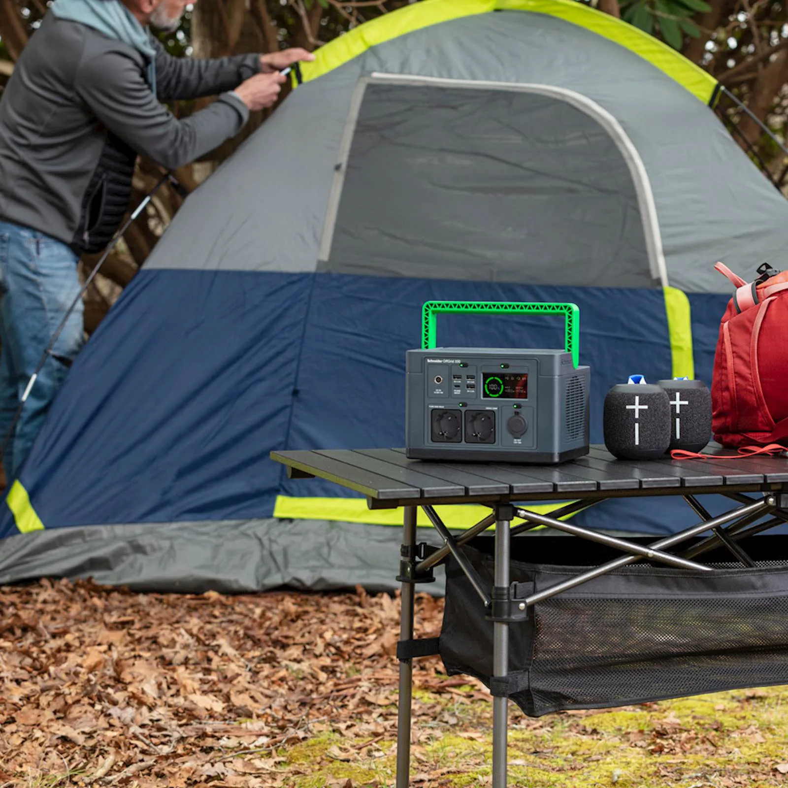 APC Portable Power Station 500, 230V, 517Wh Lithium-ion, LCD, 2 CEE 7/3 Schuko outlets - slika 4