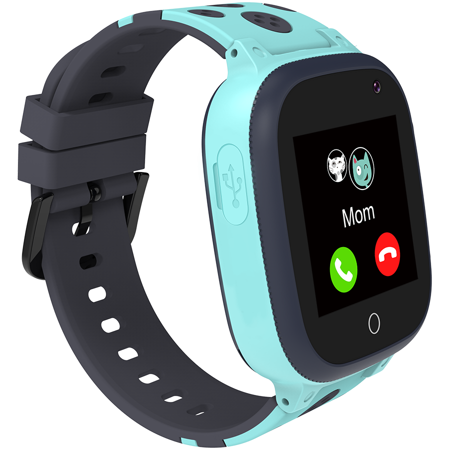 CANYON Sandy KW-34, Kids smartwatch, 1.44 inch colorful screen,  GPS function, Nano SIM card, 32+32MB, GSM(850/900/1800/1900MHz), 400mAh battery, compatibility with iOS and android, Blue, host: 52.9*4 - slika 3