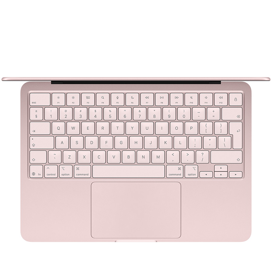 MacBook Neo 13-inch,Blush,Model A3404,  A18 PRO CHIP, 6C CPU, 5C GPU, 8GB unified memory,20W ADAPTER,256GB SSD storage, KEYBOARD US English - slika 2
